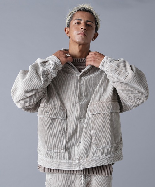 DANKE SCHON(ダンケシェーン)の「DankeSchon/ダンケシェーン/8WELL COURDUROY CHEMICAL COVERALLS(カバーオール・メンズ・ブラック/ベージュ・S/M/L)」の17枚目の写真