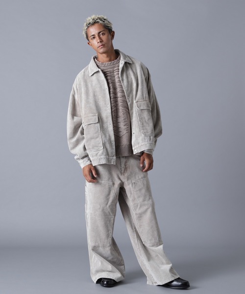DANKE SCHON(ダンケシェーン)の「DankeSchon/ダンケシェーン/8WELL COURDUROY CHEMICAL COVERALLS(カバーオール・メンズ・ブラック/ベージュ・S/M/L)」の21枚目の写真
