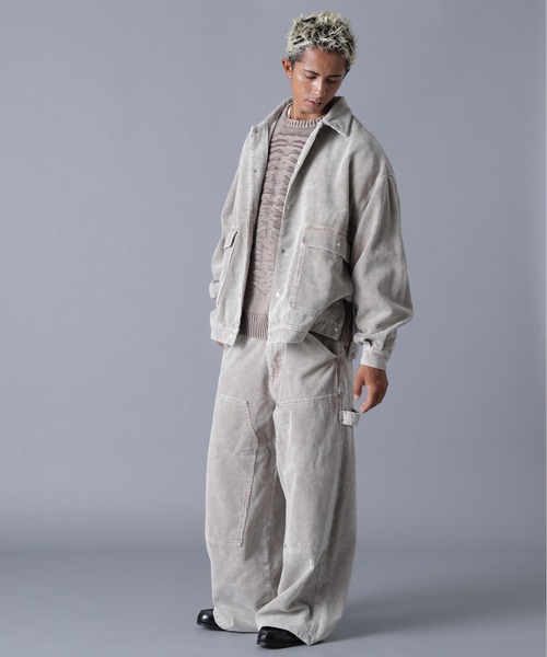 DANKE SCHON(ダンケシェーン)の「DankeSchon/ダンケシェーン/8WELL COURDUROY CHEMICAL COVERALLS(カバーオール・メンズ・ブラック/ベージュ・S/M/L)」の22枚目の写真