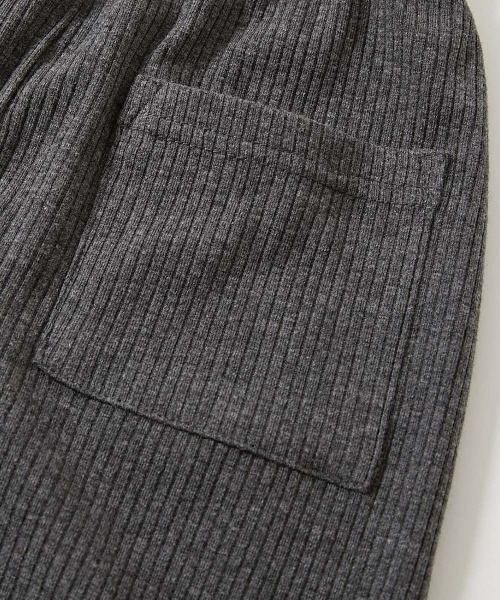 devirock（デビロック）の「おめかし リブスリットスカート（スカート・キッズ・ブラウン系/グレー系/パープル系/ブラック系/ベージュ系/ピンク系/杢グレー・100cm/110cm/120cm/130cm/140cm/150cm/160cm）」の15枚目の写真