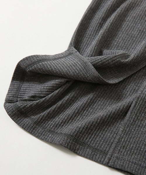 devirock（デビロック）の「おめかし リブスリットスカート（スカート・キッズ・ブラウン系/グレー系/パープル系/ブラック系/ベージュ系/ピンク系/杢グレー・100cm/110cm/120cm/130cm/140cm/150cm/160cm）」の16枚目の写真