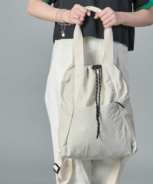 セール】N21【軽量】2WAYナイロンライトバッグ（トートバッグ