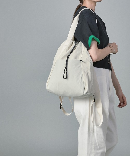 セール】N21【軽量】2WAYナイロンライトバッグ（トートバッグ