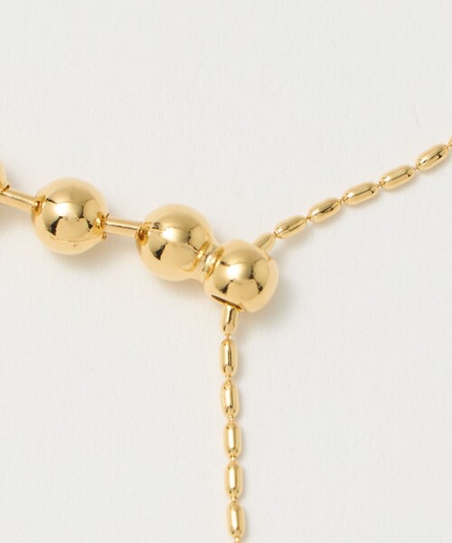 ボールチェーン コンビスライド ネックレス（ネックレス