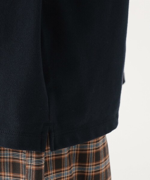 FRED PERRY（フレッドペリー）の「【別注】FRED PERRY / リラックス ティップド ピケ ロングスリーブ Tシャツ（Tシャツ/カットソー・メンズ・ブラック/レッド系その他7/ネイビー・SMALL/MEDIUM/LARGE/X-LARGE）」の21枚目の写真