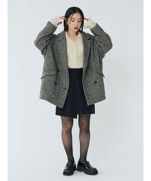 LAGUNAMOON（ラグナムーン）の「ラップディティールスカートショートパンツ（スカート・レディース・ブラック/ブラウン・SMALL/MEDIUM）」の15枚目の写真