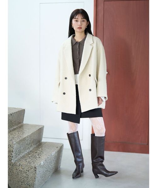 LAGUNAMOON（ラグナムーン）の「ラップディティールスカートショートパンツ（スカート・レディース・ブラック/ブラウン・SMALL/MEDIUM）」の17枚目の写真