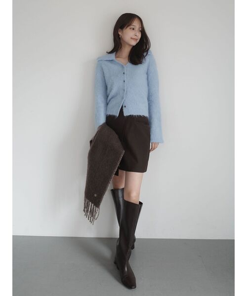 LAGUNAMOON（ラグナムーン）の「ラップディティールスカートショートパンツ（スカート・レディース・ブラック/ブラウン・SMALL/MEDIUM）」の20枚目の写真