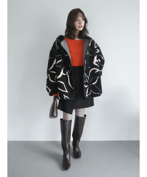 LAGUNAMOON（ラグナムーン）の「ラップディティールスカートショートパンツ（スカート・レディース・ブラック/ブラウン・SMALL/MEDIUM）」の11枚目の写真