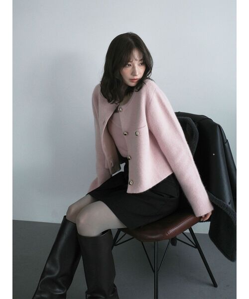 LAGUNAMOON（ラグナムーン）の「ラップディティールスカートショートパンツ（スカート・レディース・ブラック/ブラウン・SMALL/MEDIUM）」の15枚目の写真