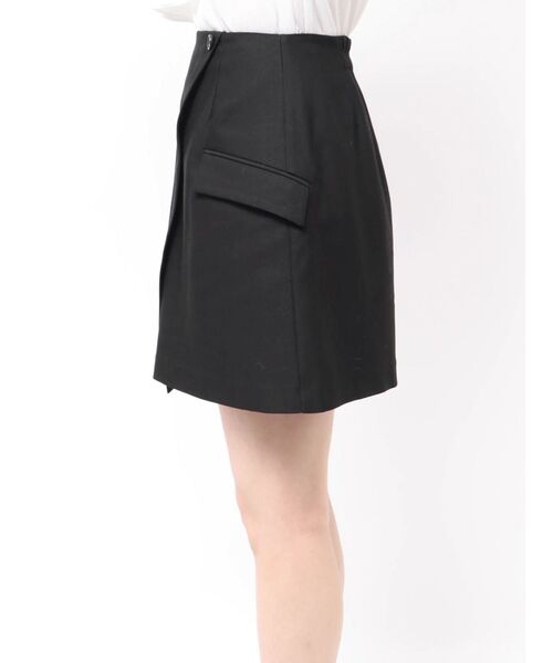 LAGUNAMOON（ラグナムーン）の「ラップディティールスカートショートパンツ（スカート・レディース・ブラック/ブラウン・SMALL/MEDIUM）」の19枚目の写真