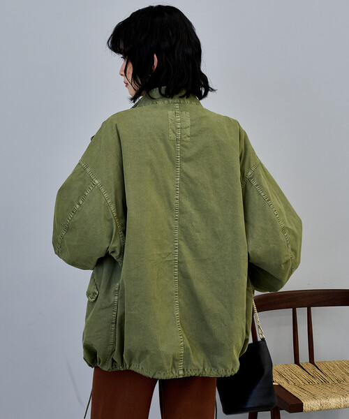 FREAK'S STORE（フリークスストア）の「【セットアイテム】M-65 ショート フェード加工3Way ライナーセット/ショートモッズコート（モッズコート・レディース・オリーブ・ﾌﾘ-）」の21枚目の写真