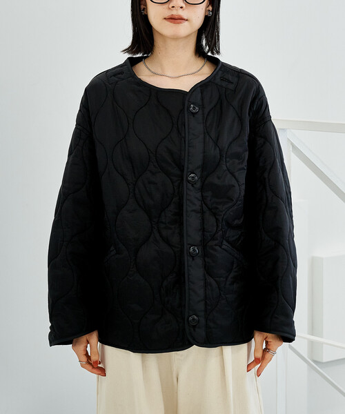 FREAK'S STORE（フリークスストア）の「【セットアイテム】M-65 ショート フェード加工3Way ライナーセット/ショートモッズコート（モッズコート・レディース・オリーブ・ﾌﾘ-）」の5枚目の写真