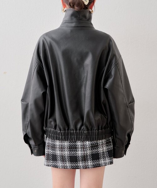 REVIVAL/WEB限定】フェイクレザーミドルルーズジャケット（その他