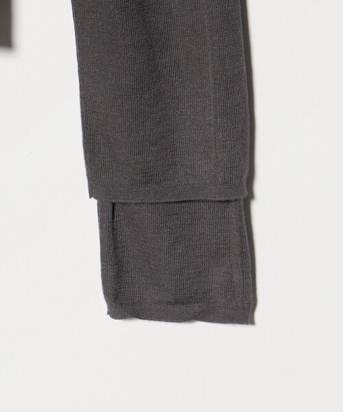 ATON(エイトン)の「<ATON>リブクルーレイヤードカットソー(Tシャツ/カットソー・レディース・ライトピンク/ダークグレー・02)」の5枚目の写真