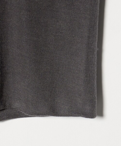 ATON(エイトン)の「<ATON>リブクルーレイヤードカットソー(Tシャツ/カットソー・レディース・ライトピンク/ダークグレー・02)」の6枚目の写真