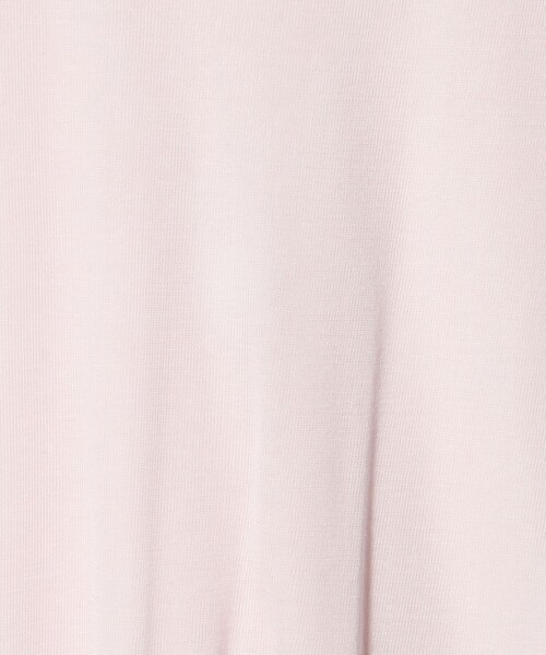 ATON(エイトン)の「<ATON>リブクルーレイヤードカットソー(Tシャツ/カットソー・レディース・ライトピンク/ダークグレー・02)」の10枚目の写真