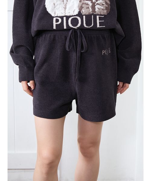 【gelato pique ルームウェア 上下セット＋ショートパンツ】 パンダ柄ショートパンツ(ショートパンツ)｜ルームウェア
