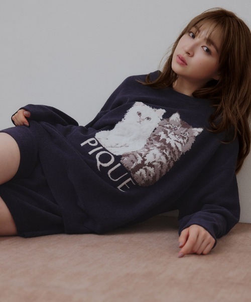 ツインズキャットショートパンツ（ルームウェア/パジャマ）｜gelato