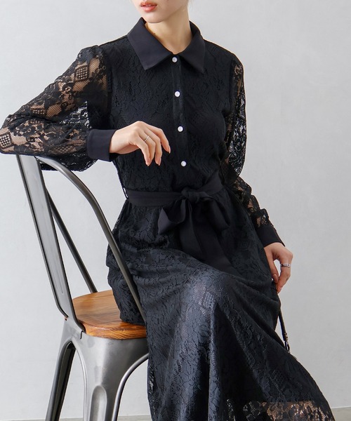 SpRay（スプレイ）の「レースクレリックワンピース（ワンピース）」 - WEAR