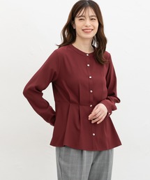 ウエストタックブラウス