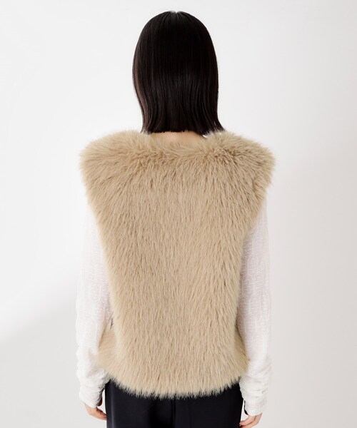 セール】フェイクファーベスト（ベスト）｜THE SHOP TK （ザ ショップ