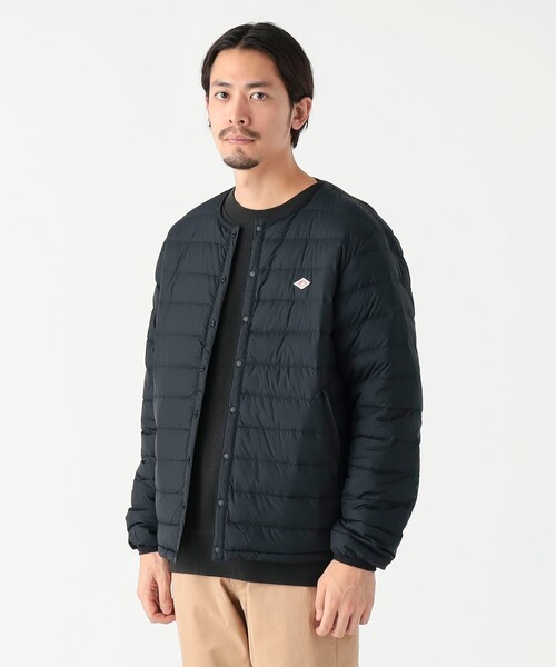 DANTON / メンズ クルーネック インナー ダウン ジャケット（ダウン