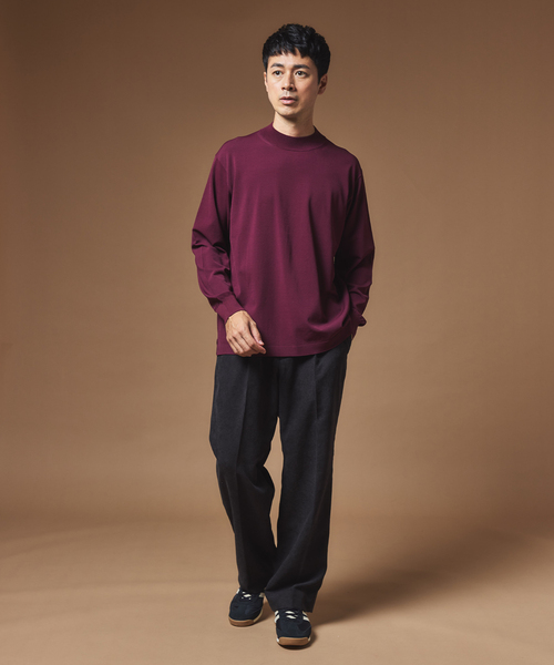 \"EXTRETCH FUNCTION\" モックネックニット size L EXTRETCH FUNCTION モックネックニット size L