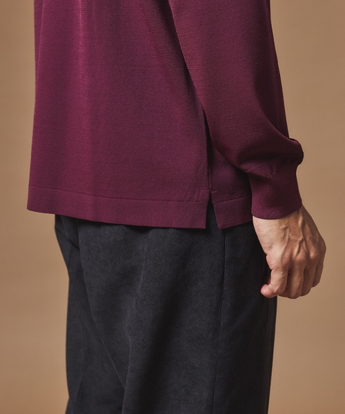 EDIFICE(エディフィス)の「”MULTI FUNCTION” モックネックニット(ニット/セーター・メンズ・ブラック/ボルドー/ベージュ・LARGE/MEDIUM/SMALL)」の22枚目の写真