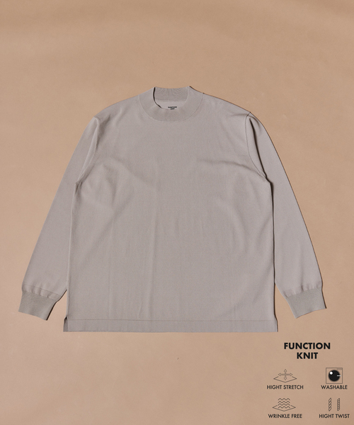 EDIFICE(エディフィス)の「”MULTI FUNCTION” モックネックニット(ニット/セーター・メンズ・ブラック/ボルドー/ベージュ・LARGE/MEDIUM/SMALL)」の16枚目の写真