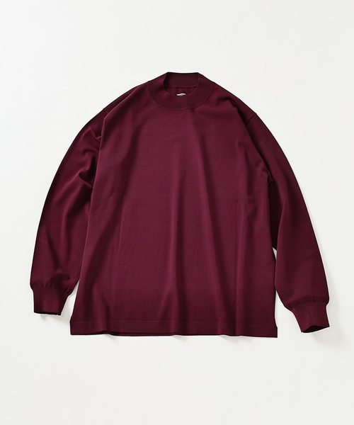 EDIFICE(エディフィス)の「”MULTI FUNCTION” モックネックニット(ニット/セーター・メンズ・ブラック/ボルドー/ベージュ・LARGE/MEDIUM/SMALL)」の14枚目の写真