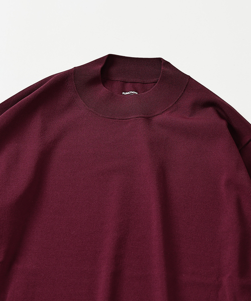 EDIFICE(エディフィス)の「”MULTI FUNCTION” モックネックニット(ニット/セーター・メンズ・ブラック/ボルドー/ベージュ・LARGE/MEDIUM/SMALL)」の12枚目の写真