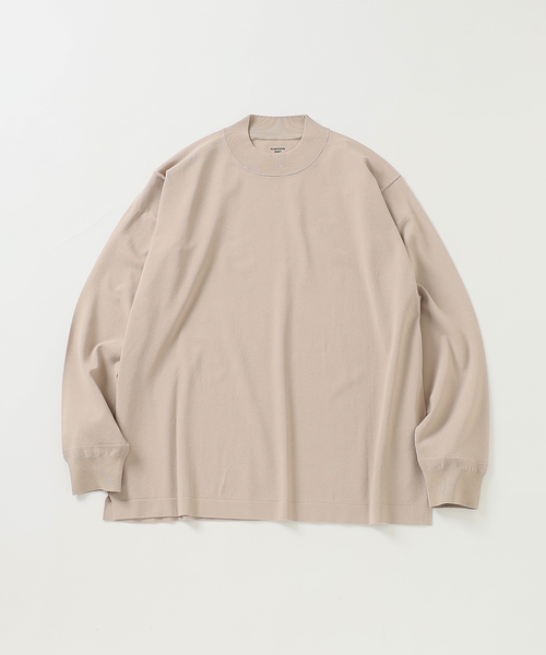 EDIFICE(エディフィス)の「”MULTI FUNCTION” モックネックニット(ニット/セーター・メンズ・ブラック/ボルドー/ベージュ・LARGE/MEDIUM/SMALL)」の8枚目の写真