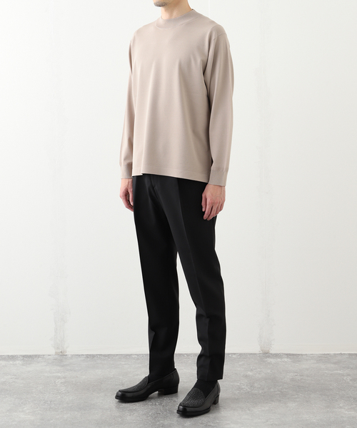 EDIFICE(エディフィス)の「”MULTI FUNCTION” モックネックニット(ニット/セーター・メンズ・ブラック/ボルドー/ベージュ・LARGE/MEDIUM/SMALL)」の5枚目の写真