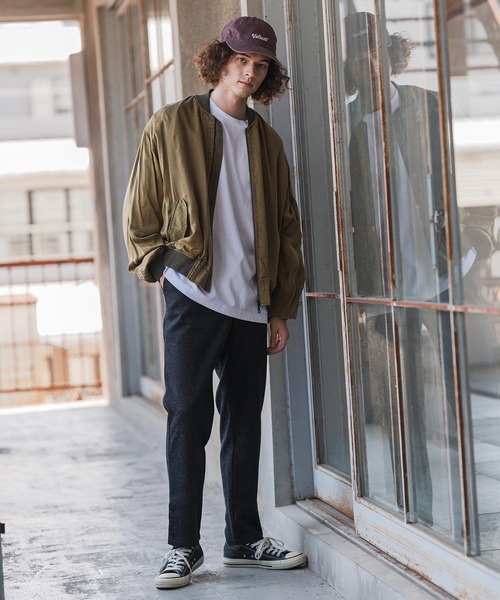 CAMBIO(カンビオ)の「mp14153- ウール混メランジテーパードパンツ(25151CMY)(その他パンツ・メンズ・ワイン/ブラック/ネイビー・S/M/L)」の10枚目の写真