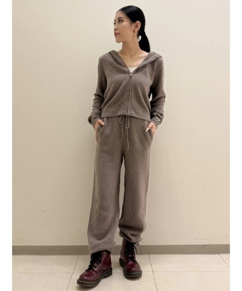 セール】Cashsoft カシミヤタッチ ニットジョガーパンツ（その他