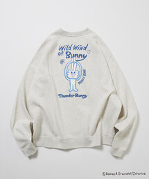 FREAK'S STORE(フリークスストア)の限定展開 Thunder Bunny/サンダーバニー / 別注 ビッグシルエット バックプリント クルーネックスウェット(スウェット)