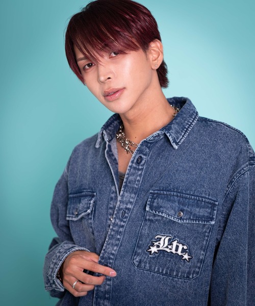 LTR DEPTH（レイターデプス）の「LTR DEPTH/グラフィックデニムロングスリーブシャツ（シャツ/ブラウス・メンズ・コバルトブルー/ブラック系3・MEDIUM/LARGE）」の11枚目の写真