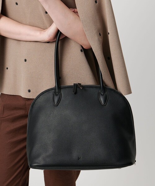 ＆MyuQ（アンドミューク）の「＜＆MyuQ＞THALLO ZIP トートバッグ（トートバッグ・レディース・ベージュ/ブラック・FREE）」の3枚目の写真