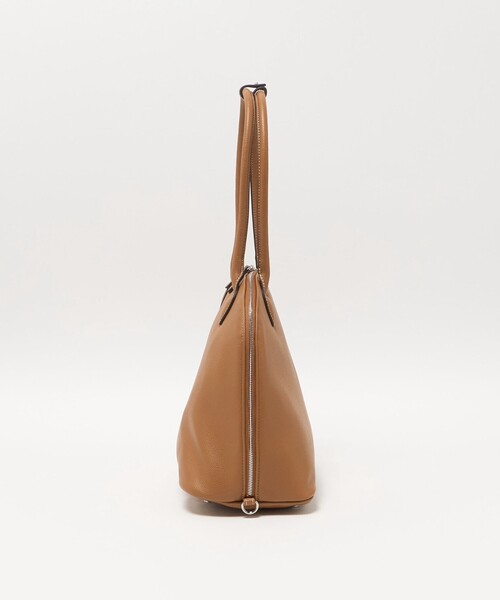 ＆MyuQ（アンドミューク）の「＜＆MyuQ＞THALLO ZIP トートバッグ（トートバッグ・レディース・ベージュ/ブラック・FREE）」の8枚目の写真