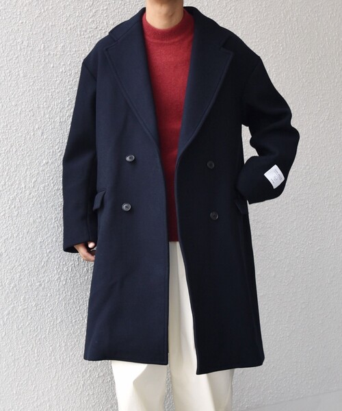 みーこ PURE WOOL MELTON ダブル チェスターコート みーこ PURE WOOL MELTON ダブル チェスターコート SHIPS any
