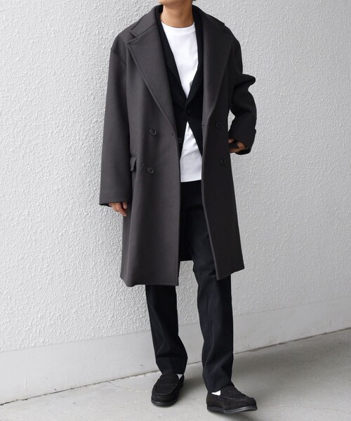 CANALI ダブルチェスターコート RUUBON（ルーボン）の「【RUUBON】 melton double chester coat