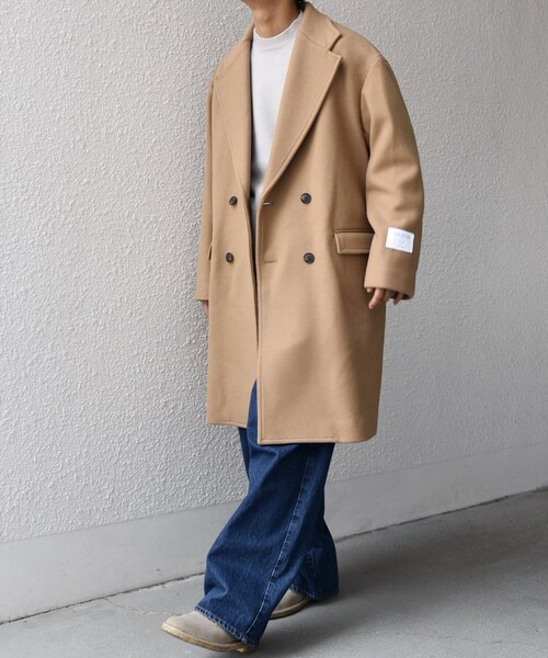 美品ships any⭐︎チェスターコート SHIPS any: FUTURE MELTON チェスター コート 23AW◇｜ SHIPS
