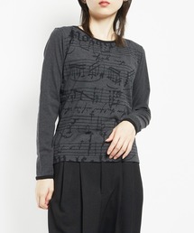 gomme　 長袖Tシャツ　カットソー　グレー gomme｜ゴムのトップス通販 - ZOZOTOWN