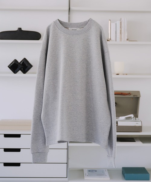 selle glant(セレグランテ)の「HEAVYWEIGHT PULLOVER SWEATSHIRT/ヘビーウェイトプルオーバースウェット(スウェット・メンズ・ブラック/ブラック系/杢グレー・SMALL/MEDIUM/LARGE)」の3枚目の写真