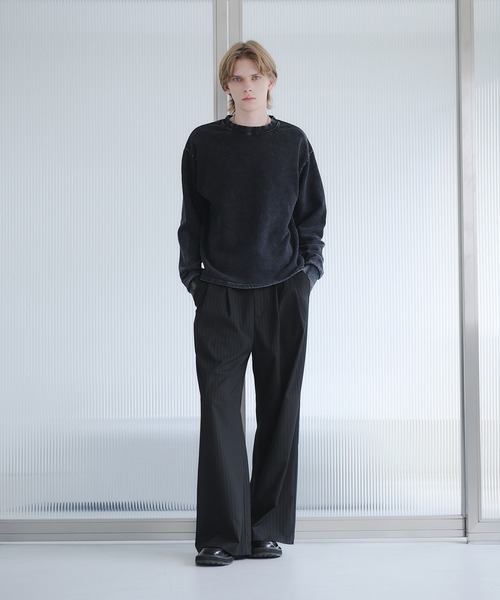 selle glant(セレグランテ)の「HEAVYWEIGHT PULLOVER SWEATSHIRT/ヘビーウェイトプルオーバースウェット(スウェット・メンズ・ブラック/ブラック系/杢グレー・SMALL/MEDIUM/LARGE)」の12枚目の写真