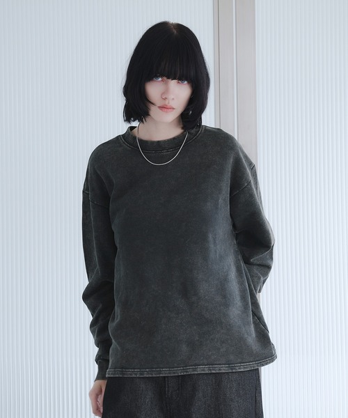 selle glant(セレグランテ)の「HEAVYWEIGHT PULLOVER SWEATSHIRT/ヘビーウェイトプルオーバースウェット(スウェット・メンズ・ブラック/ブラック系/杢グレー・SMALL/MEDIUM/LARGE)」の17枚目の写真