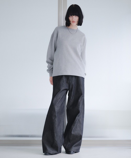 selle glant(セレグランテ)の「HEAVYWEIGHT PULLOVER SWEATSHIRT/ヘビーウェイトプルオーバースウェット(スウェット・メンズ・ブラック/ブラック系/杢グレー・SMALL/MEDIUM/LARGE)」の21枚目の写真