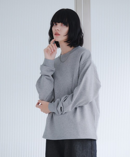 selle glant(セレグランテ)の「HEAVYWEIGHT PULLOVER SWEATSHIRT/ヘビーウェイトプルオーバースウェット(スウェット・メンズ・ブラック/ブラック系/杢グレー・SMALL/MEDIUM/LARGE)」の20枚目の写真