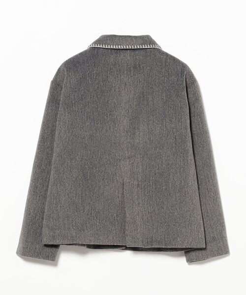 B:MING by BEAMS（ビーミングバイビームス）の「ステッチ CPO ブルゾン（ブルゾン・レディース・ライトグレー/ブラウン系その他4・SMALL/MEDIUM）」の9枚目の写真